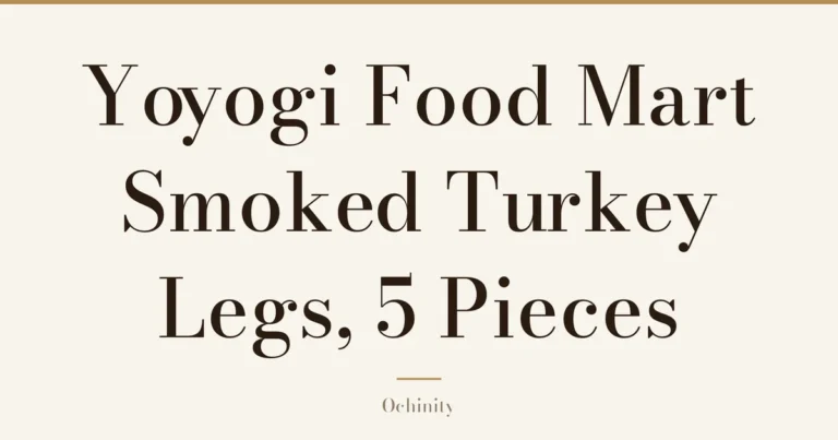 Featured image (no photo) showing only the title "Yoyogi Food Mart Smoked Turkey Legs, 5 Pieces" in large centered text