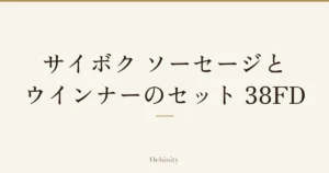 「サイボク ソーセージとウインナーのセット 38FD」の文字だけを中央に大きく置いた記事アイキャッチ（写真なし）